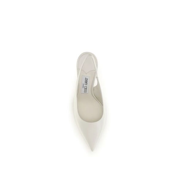 Jimmy Choo White Silk Women's Pumps - Picture 4 of 4
